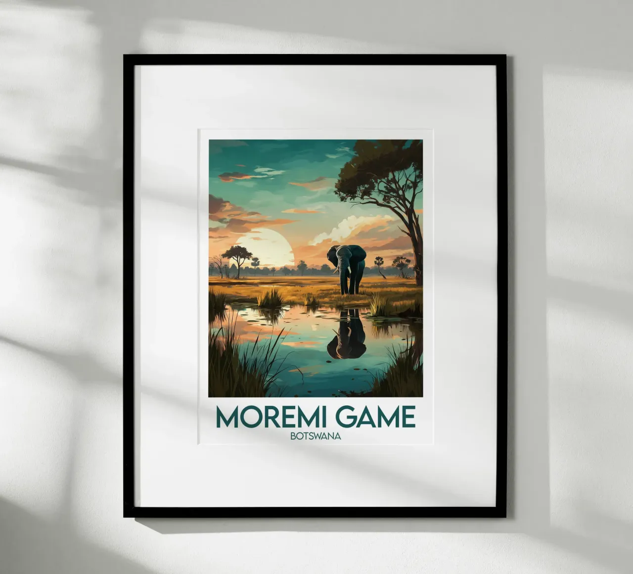 Affiche Moremi Game poster da Frame the World