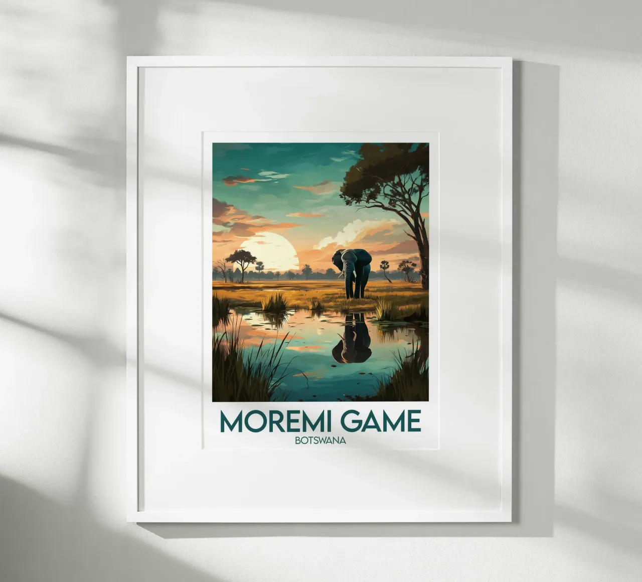 Affiche Moremi Game poster da Frame the World
