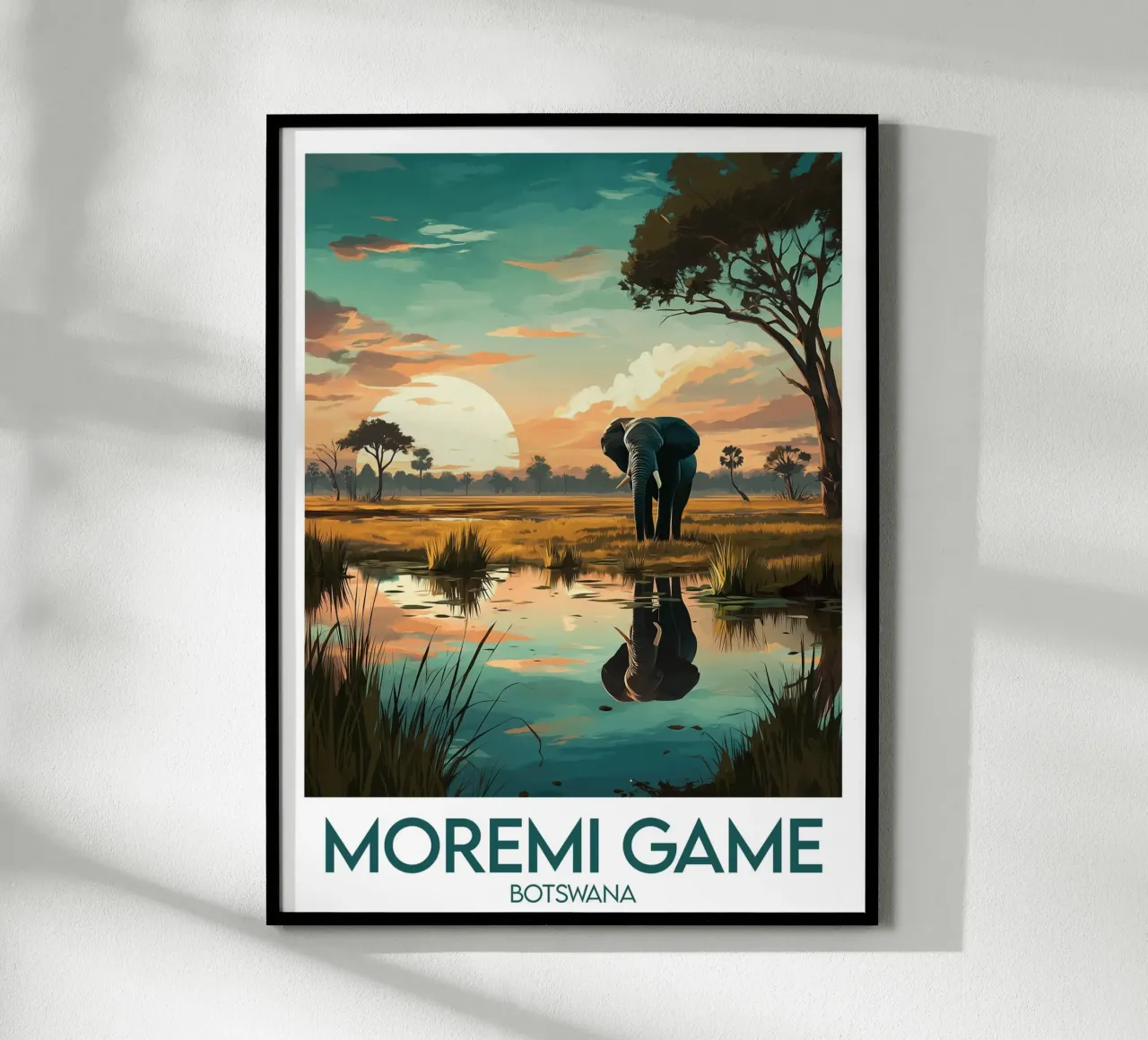 Affiche Moremi Game poster da Frame the World