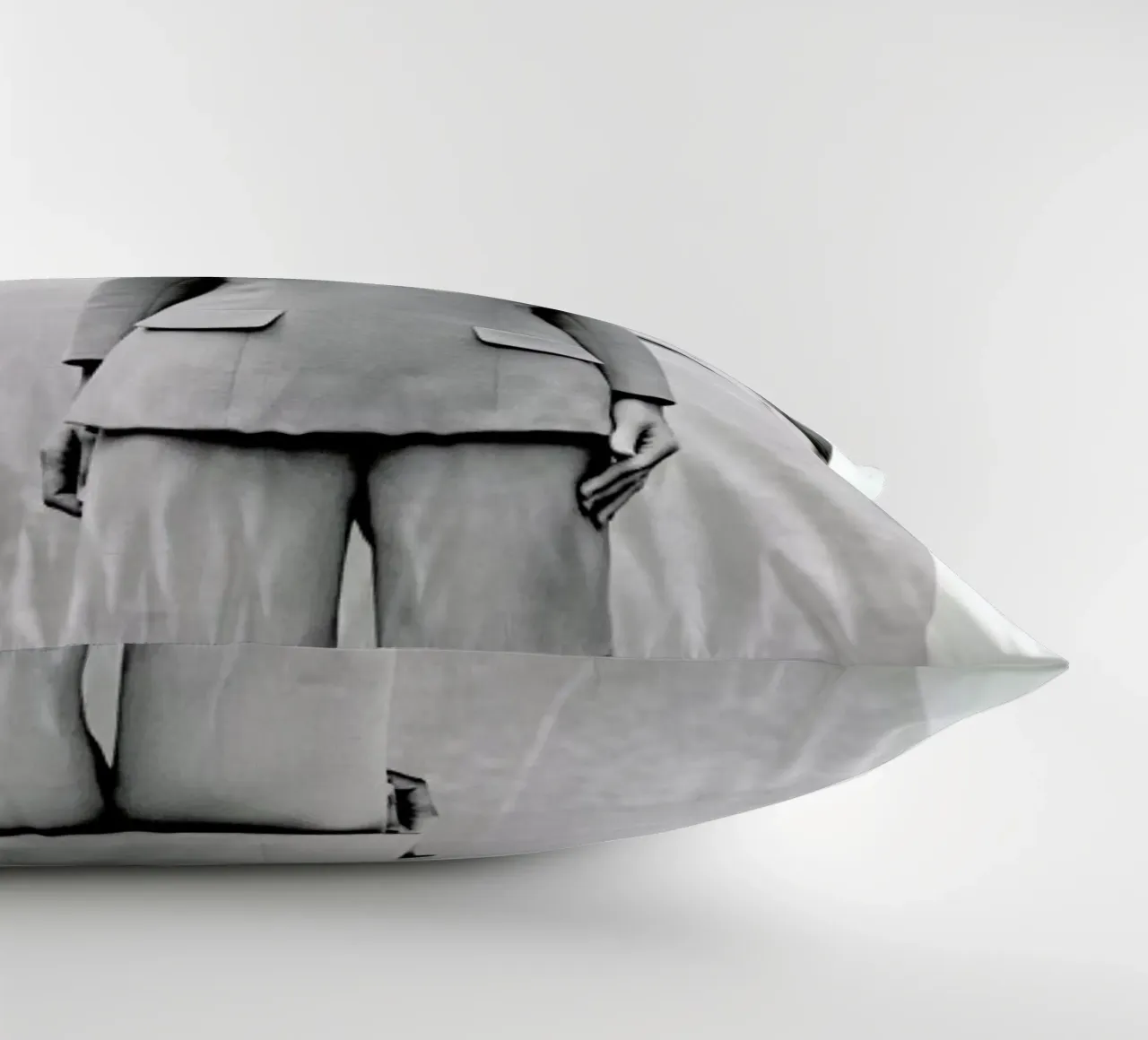 Outfit created by Pierre Balmain for airline hostesses of the future. cuscino da Gallery Print and Art Limited