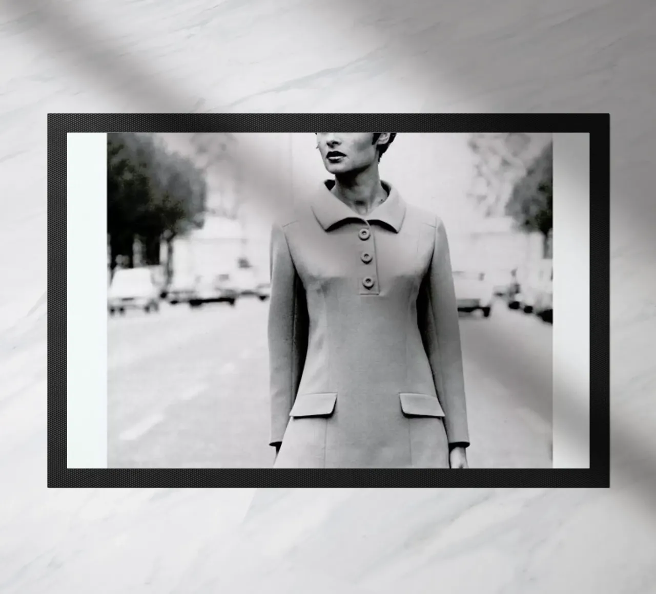 Outfit created by Pierre Balmain for airline hostesses of the future. zerbino da Gallery Print and Art Limited