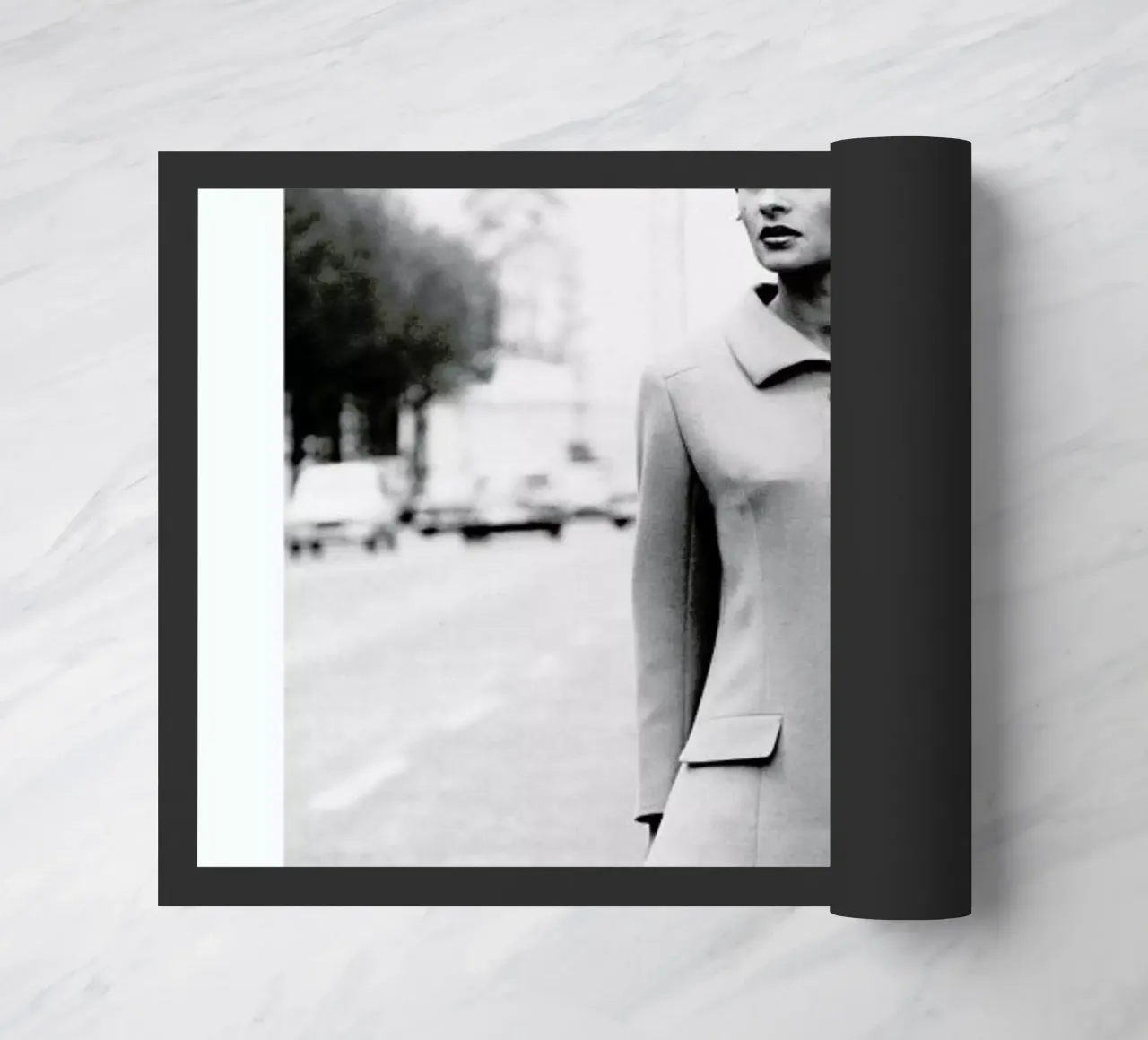 Outfit created by Pierre Balmain for airline hostesses of the future. zerbino da Gallery Print and Art Limited