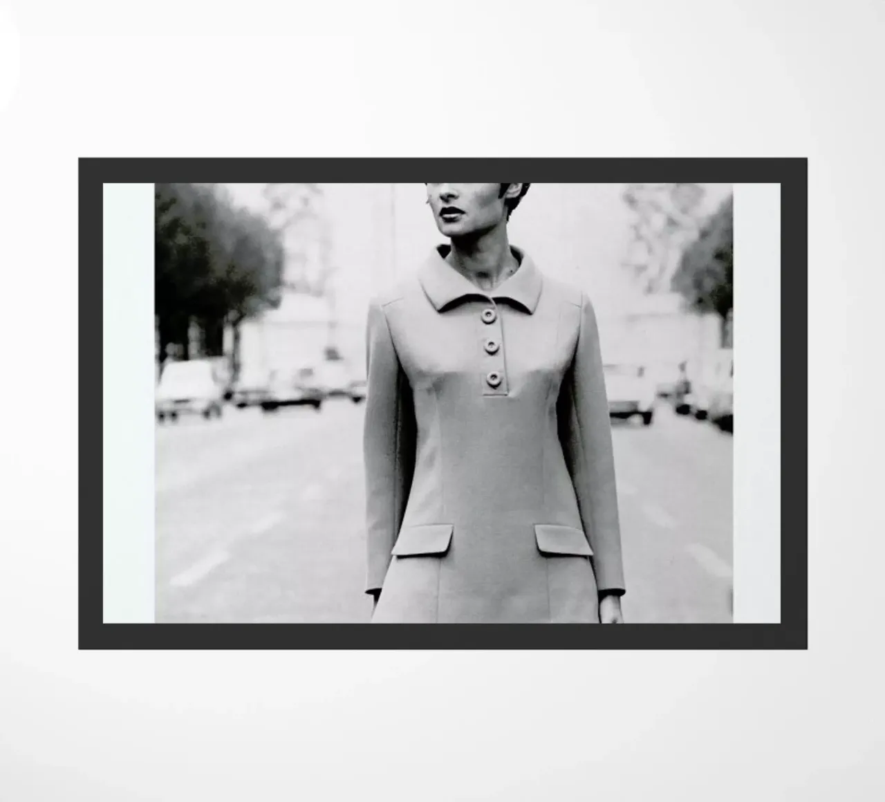 Outfit created by Pierre Balmain for airline hostesses of the future. zerbino da Gallery Print and Art Limited