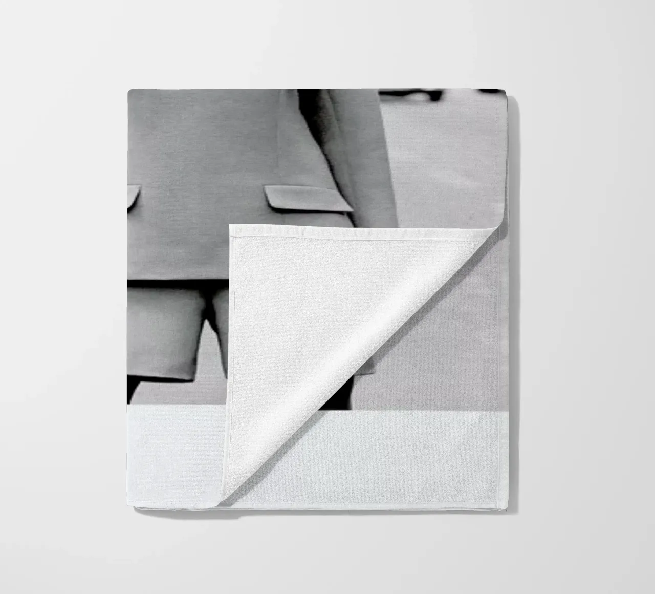 Outfit created by Pierre Balmain for airline hostesses of the future. telo mare da Gallery Print and Art Limited