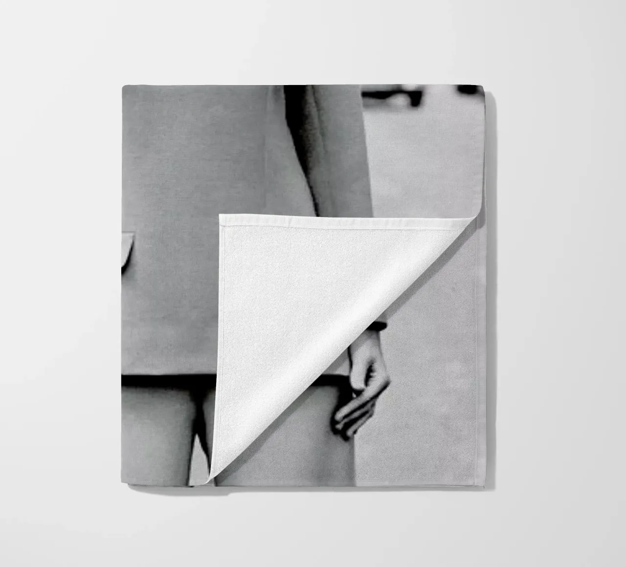 Outfit created by Pierre Balmain for airline hostesses of the future. telo mare da Gallery Print and Art Limited