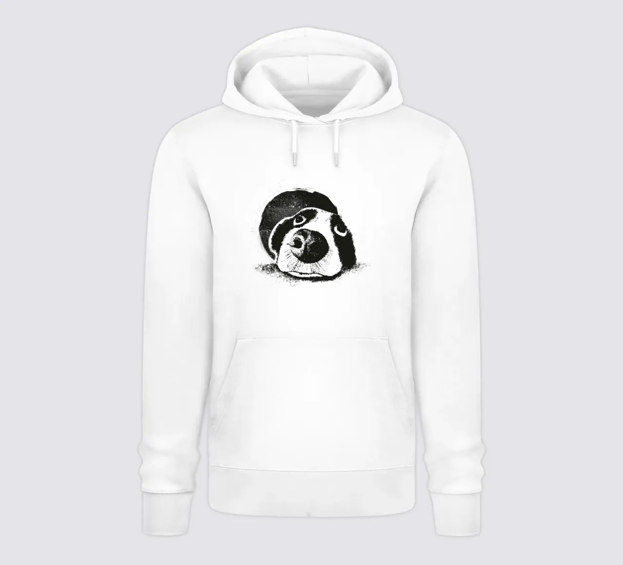 Vista del cane felpa con cappuccio da Stella-Illustrations