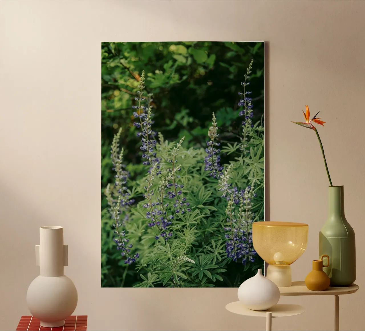 Oregon Lupine tela con Cornice a cassetta da wowhannahphotos