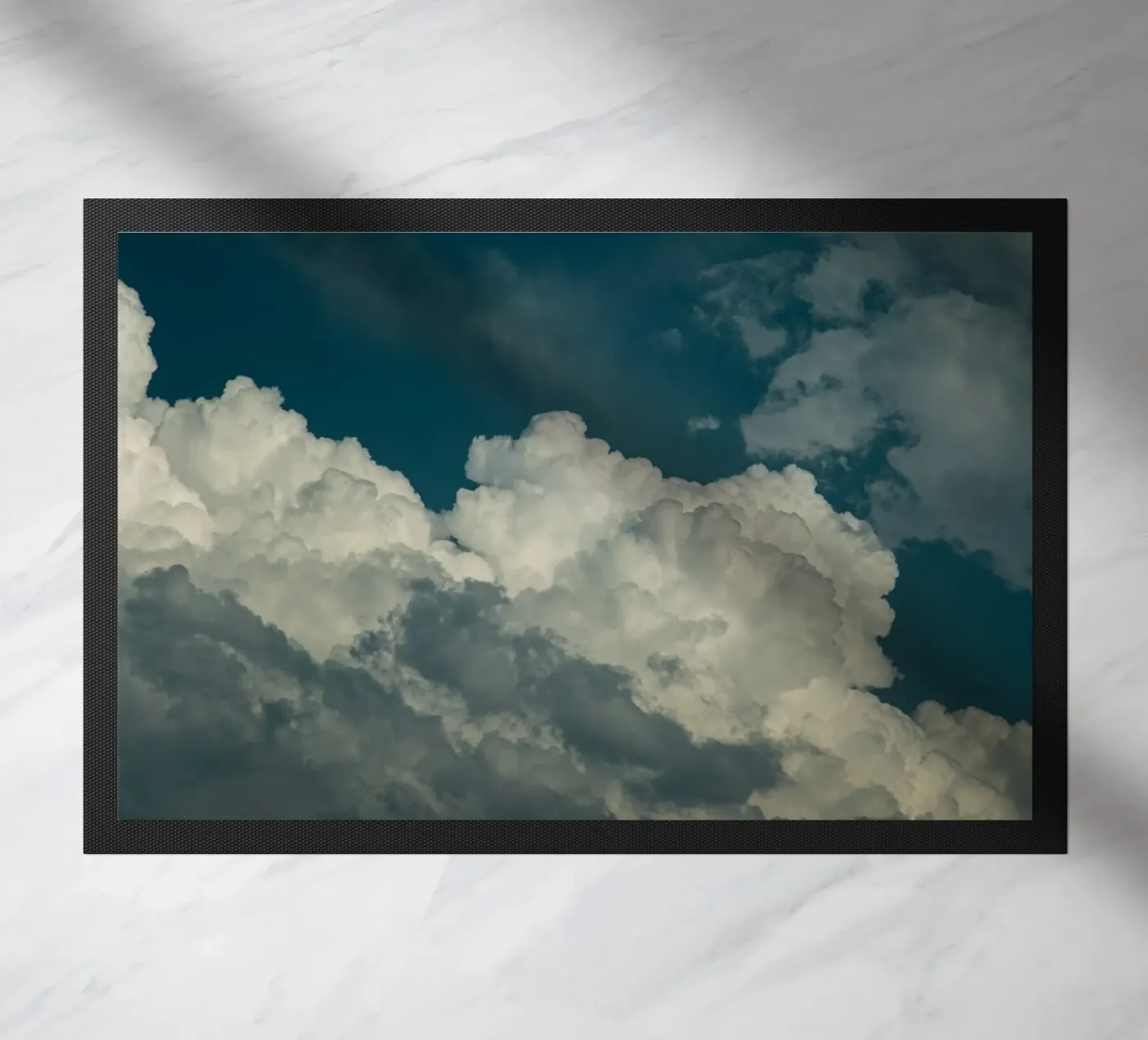 Big Puffy Clouds Fußmatte von wowhannahphotos