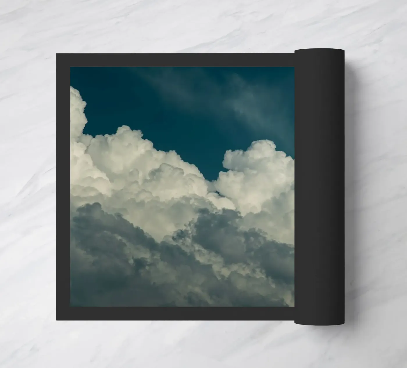 Big Puffy Clouds Fußmatte von wowhannahphotos