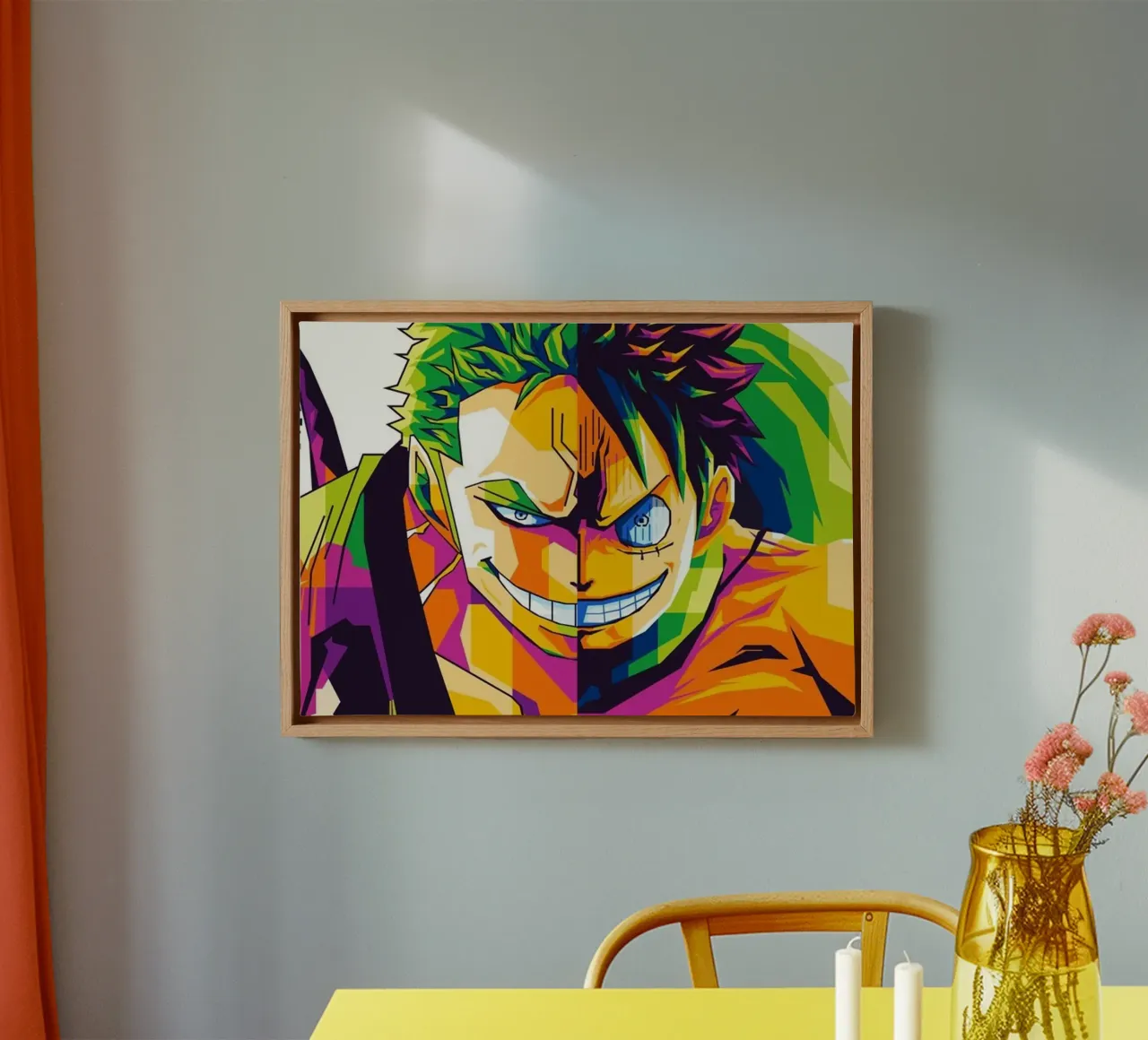 Two Monsters pirates canvas by withandname