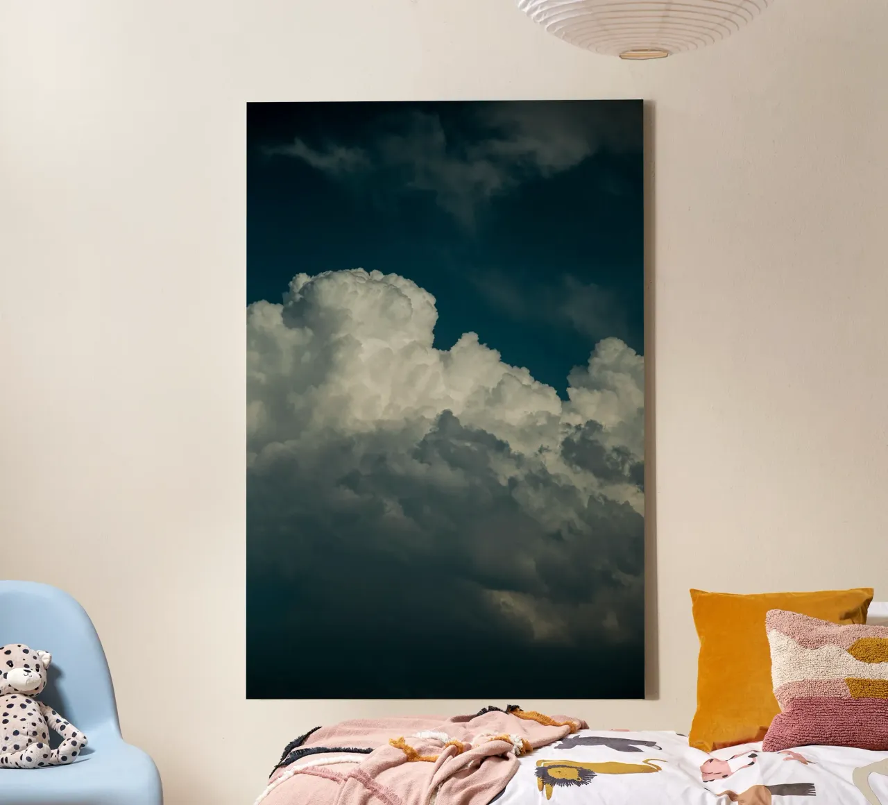 Big Puffy Clouds II tela con Cornice a cassetta da wowhannahphotos