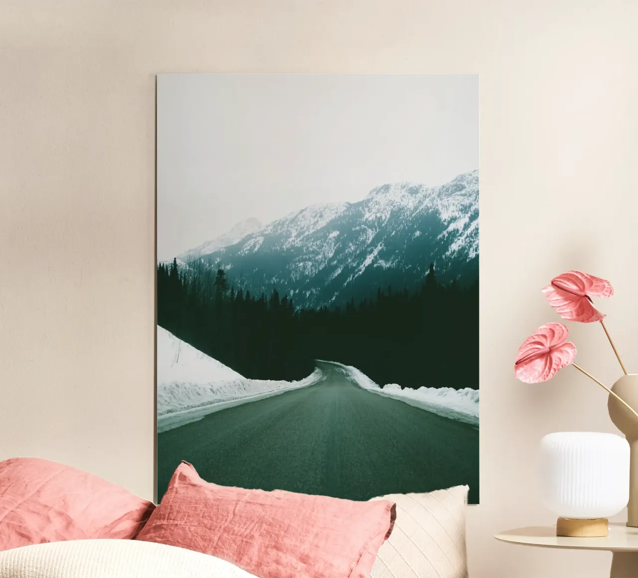 BC Mountain Drive poster with wooden frame by wowhannahphotos