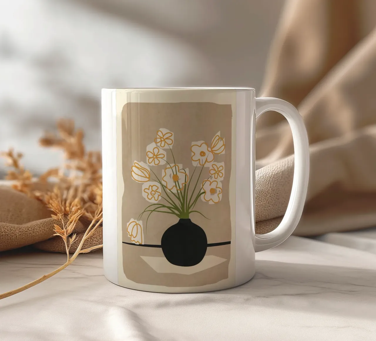 Flowers 1 tazza in ceramica da cityart