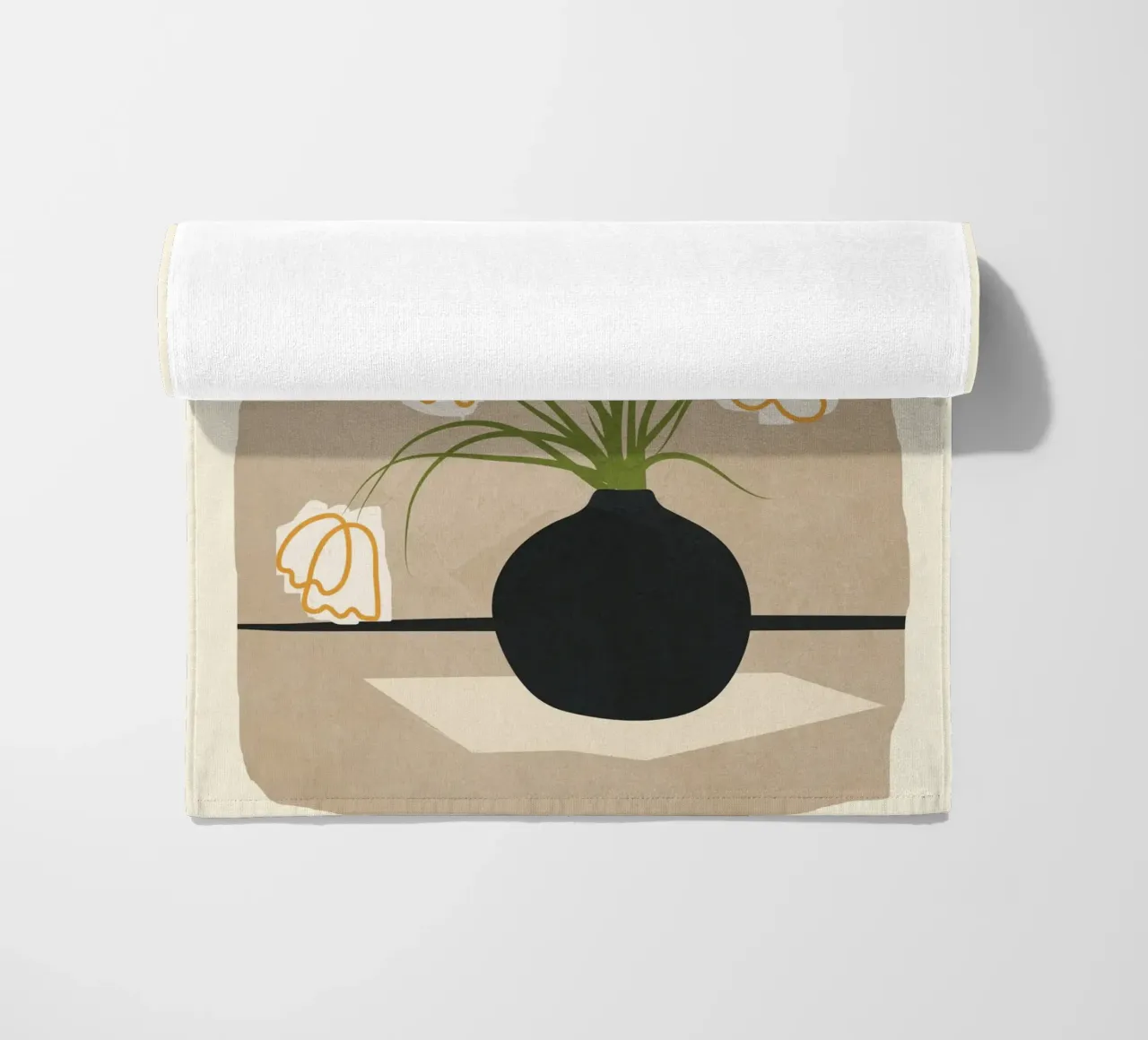 Flowers 1 beach towel by cityart