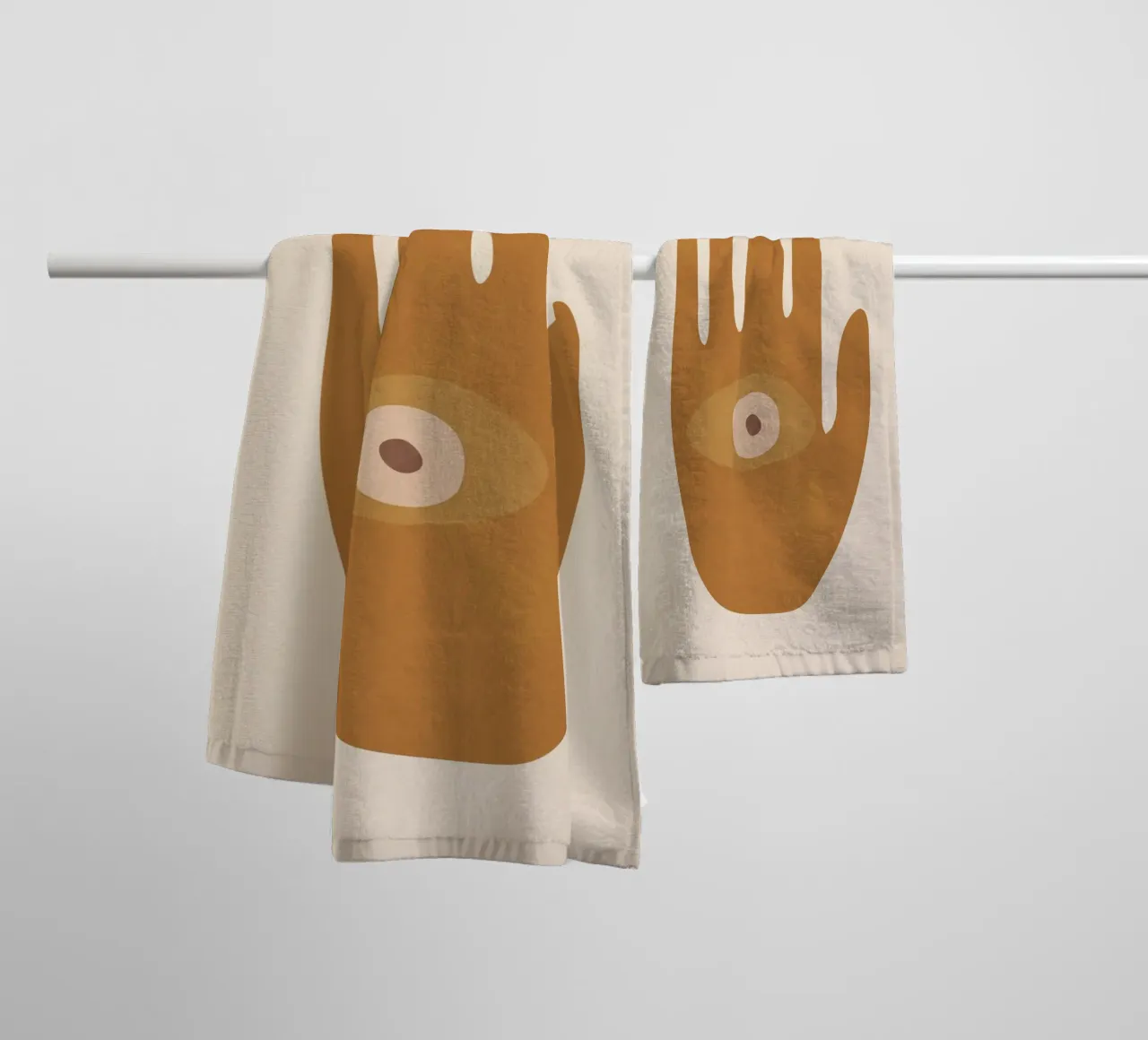 Hamsa Hand asciugamano da bagno da cityart