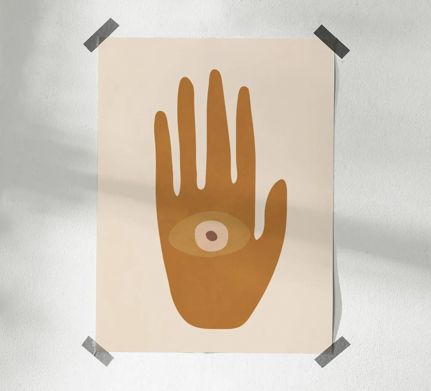 Hamsa Hand poster by cityart