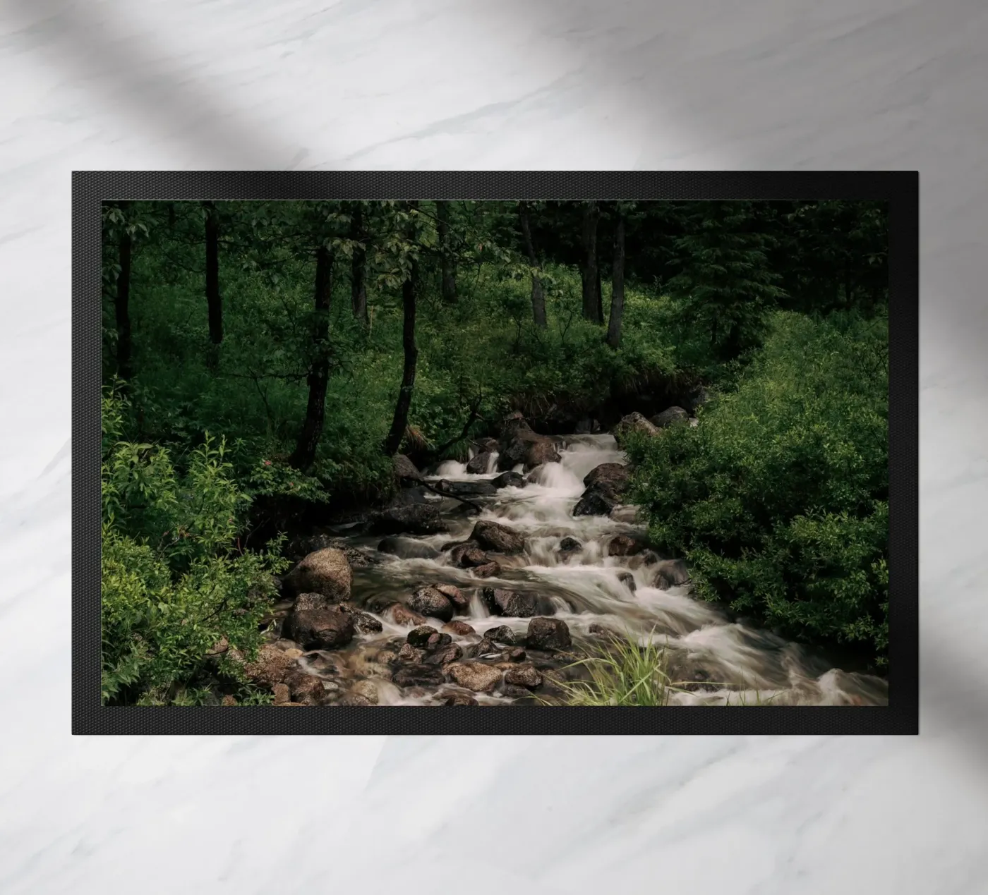 Forest Stream Fußmatte von wowhannahphotos