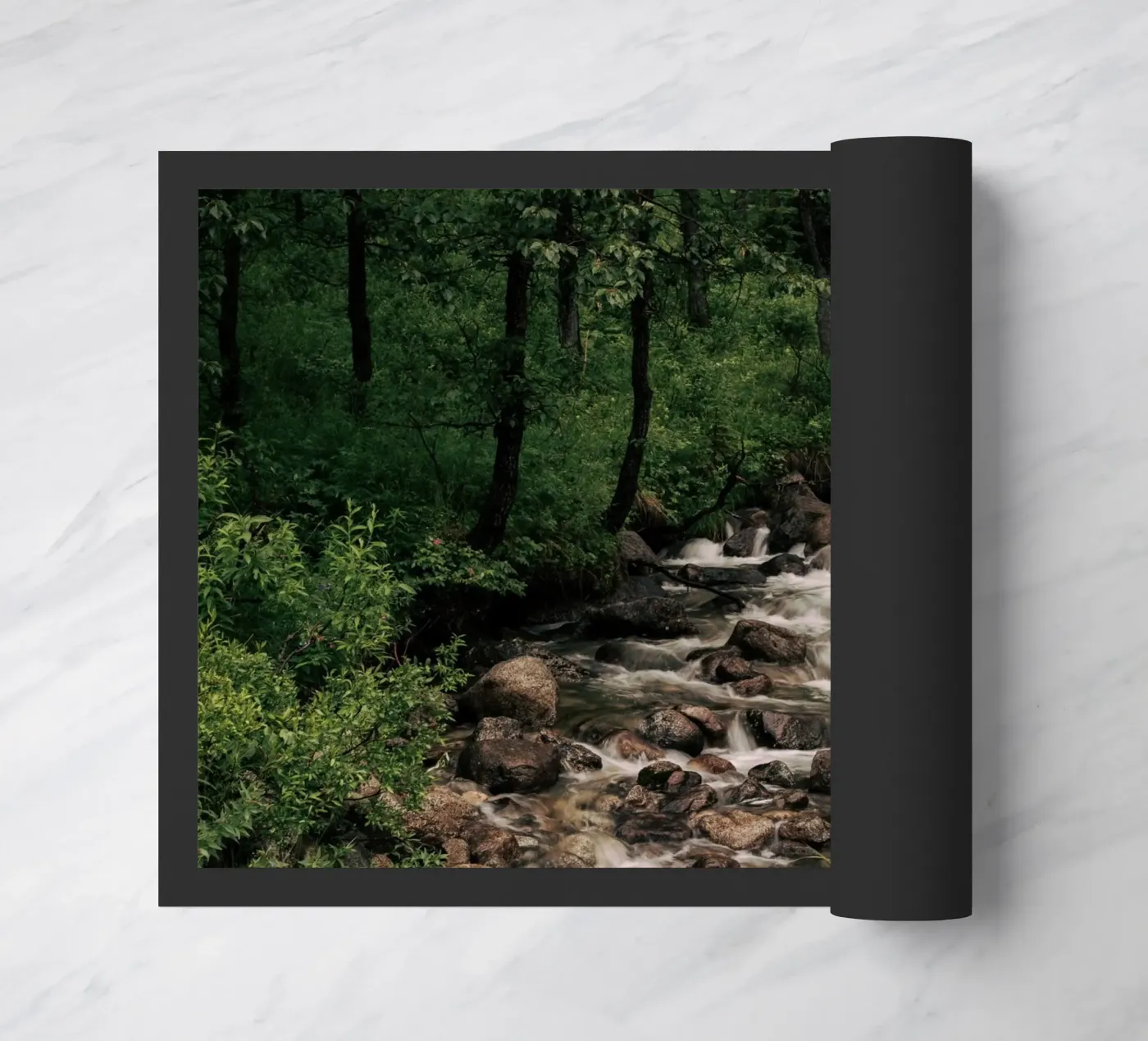 Forest Stream Fußmatte von wowhannahphotos