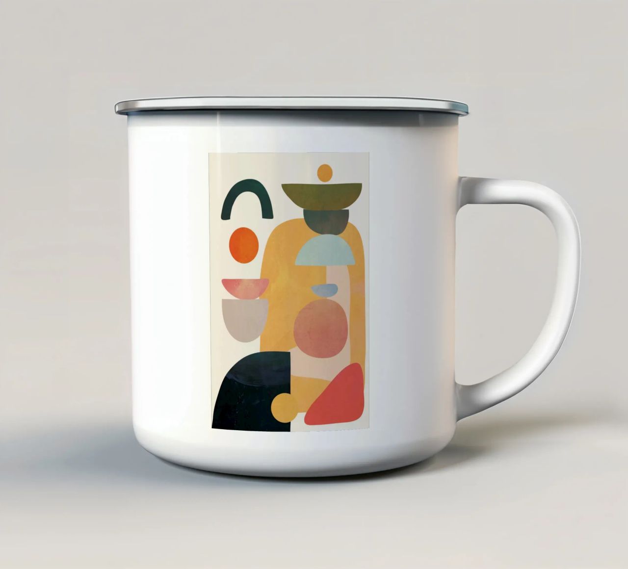 Modern Abstract Art 70 tazza in smalto da cityart