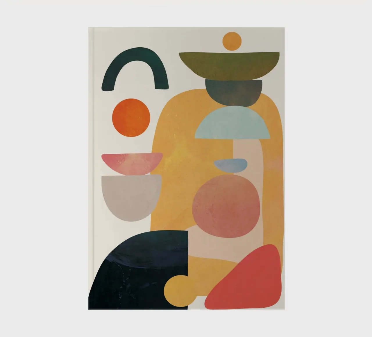 Modern Abstract Art 70 notebook by cityart