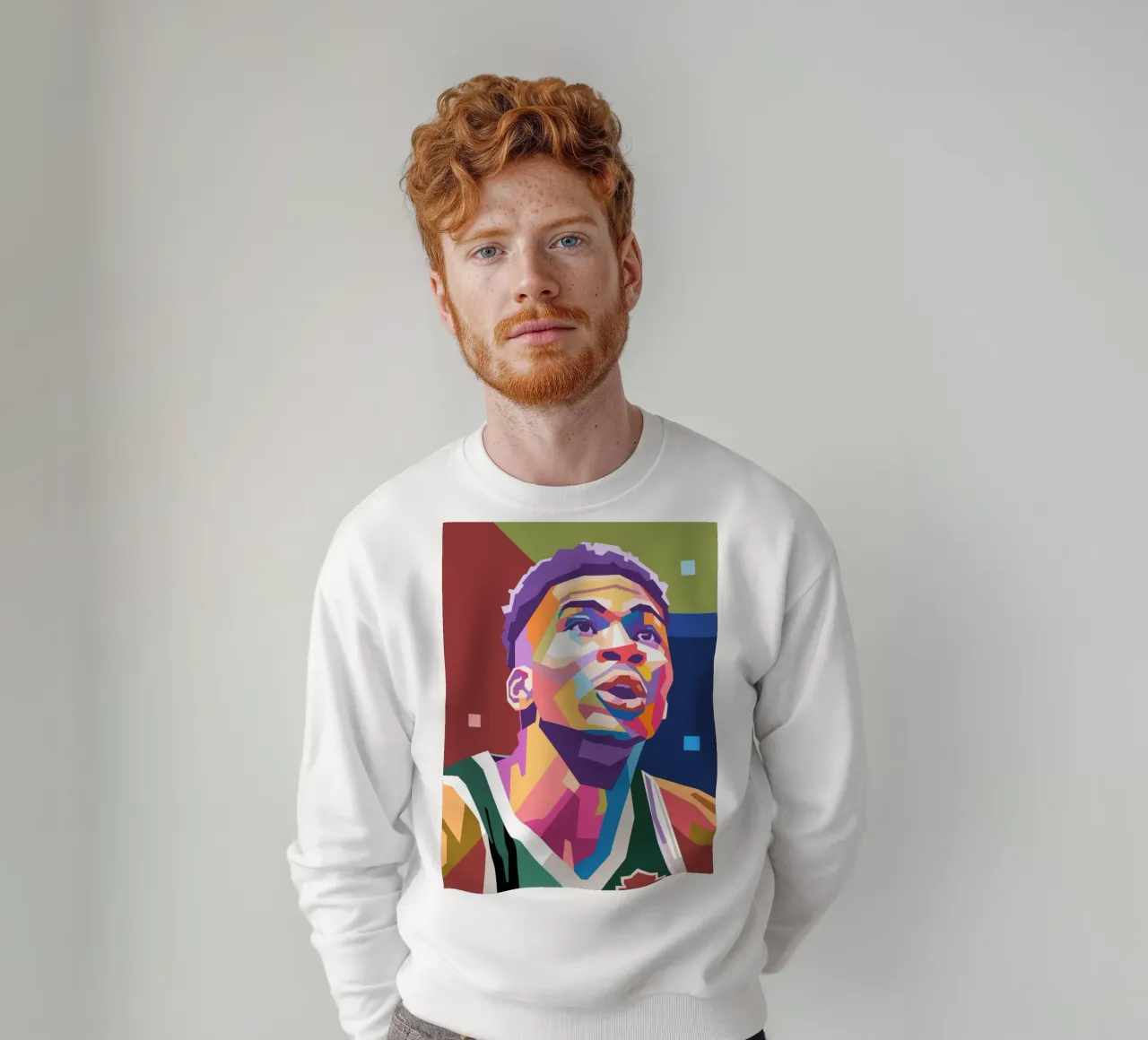 Giannis Antetokounmpo basketball player sweatshirt by Hantamrata