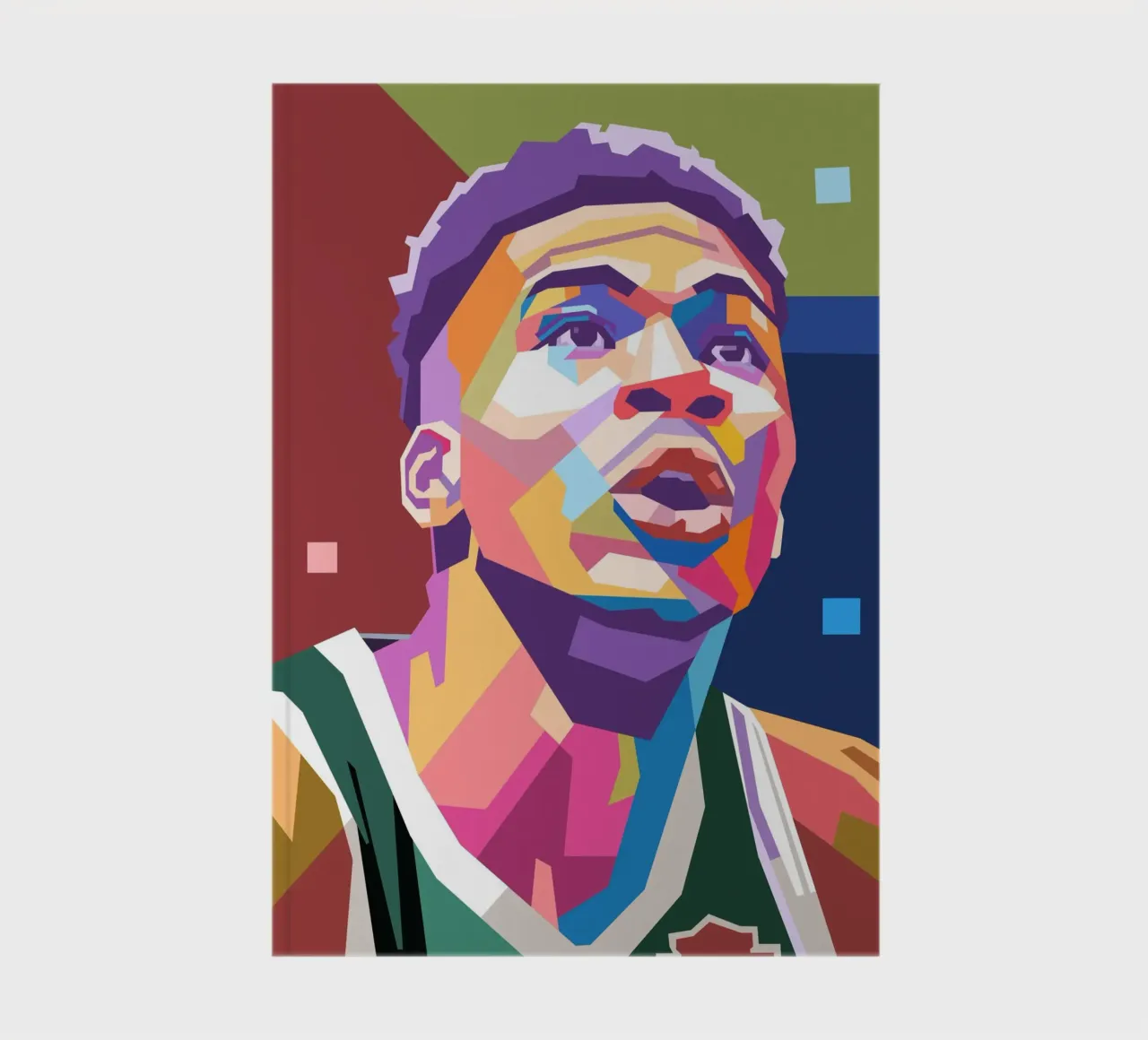Giannis Antetokounmpo basketball player notebook by Hantamrata