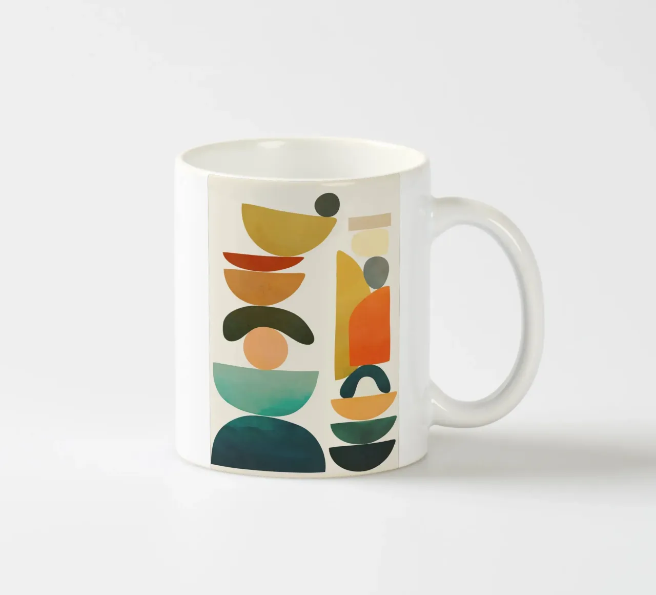Modern Abstract Art 72 Keramik Tasse von cityart