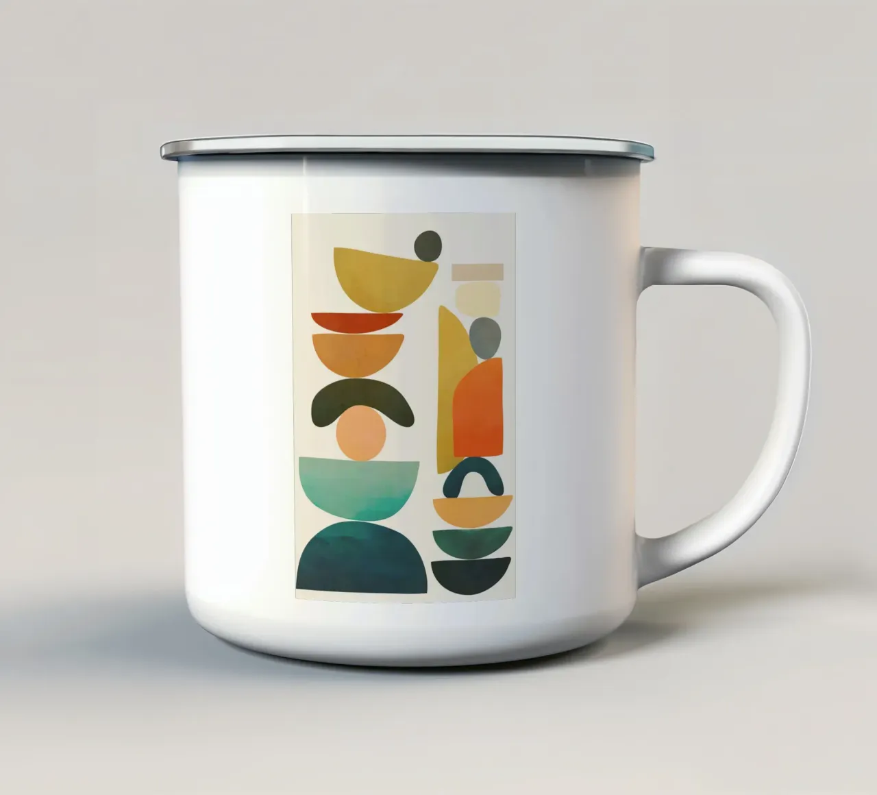 Modern Abstract Art 72 taza de esmalte de cityart