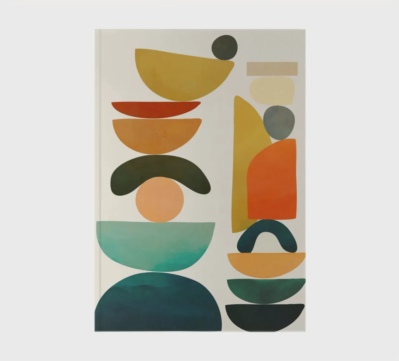 Modern Abstract Art 72 Notizbuch von cityart