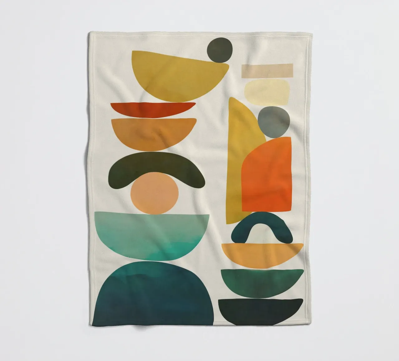 Modern Abstract Art 72 coperta in pile da cityart