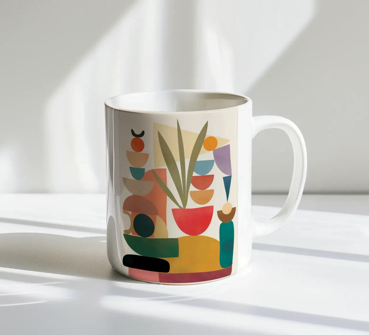 Modern Abstract Art 74 taza de cerámica de cityart