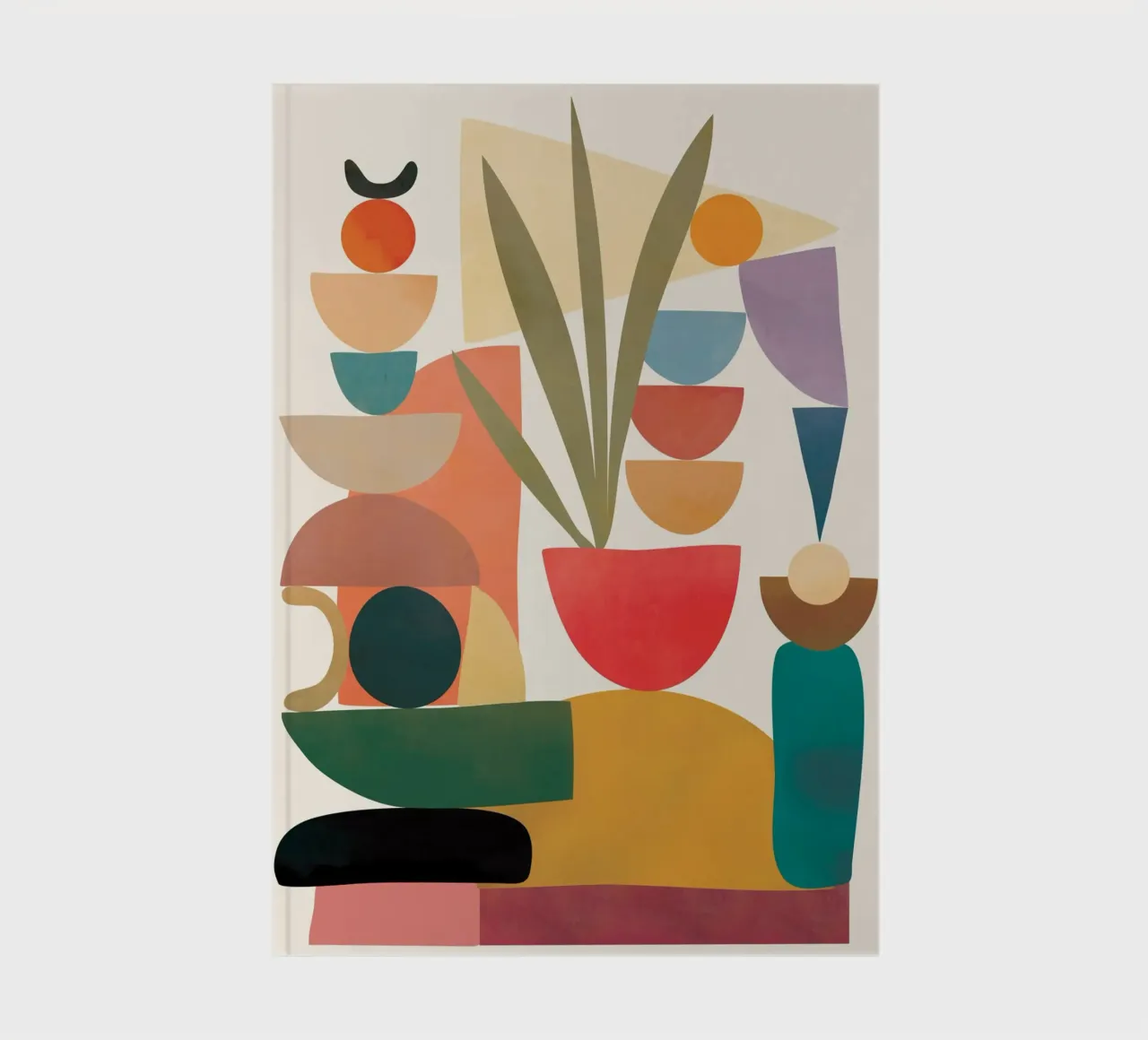 Modern Abstract Art 74 notebook by cityart