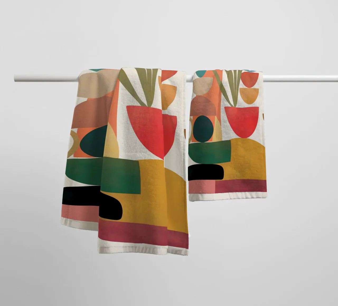 Modern Abstract Art 74 asciugamano da bagno da cityart