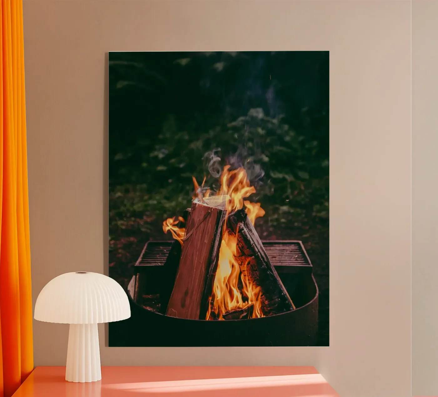 Campfire Acryl-Glas von wowhannahphotos