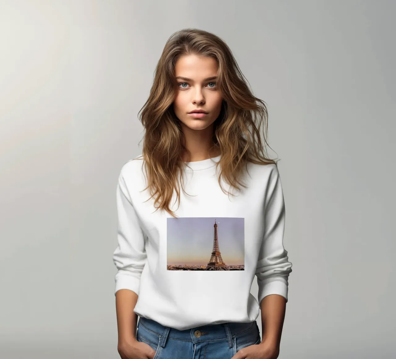 Tour Eiffel Sunset felpa da Magdalena Martin Photography