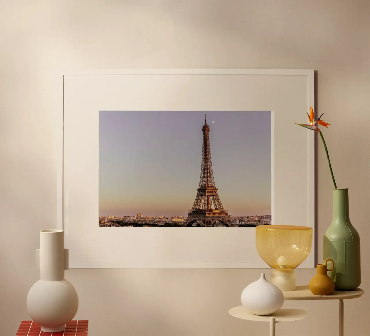 Tour Eiffel Sunset poster van Magdalena Martin Photography