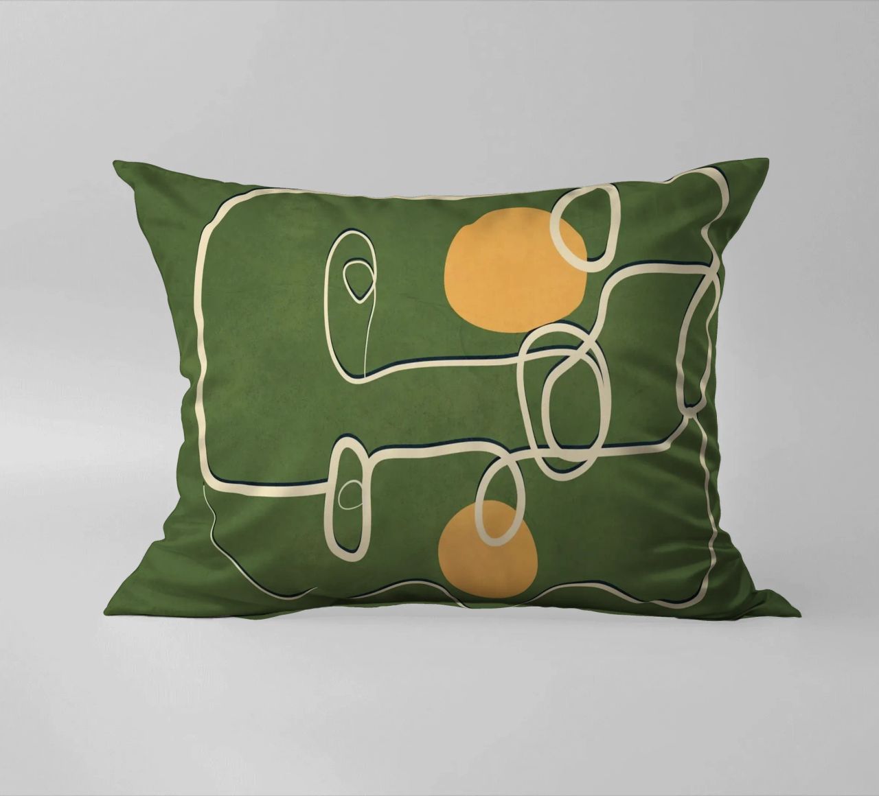 Abstract Face Line Art cuscino da cityart