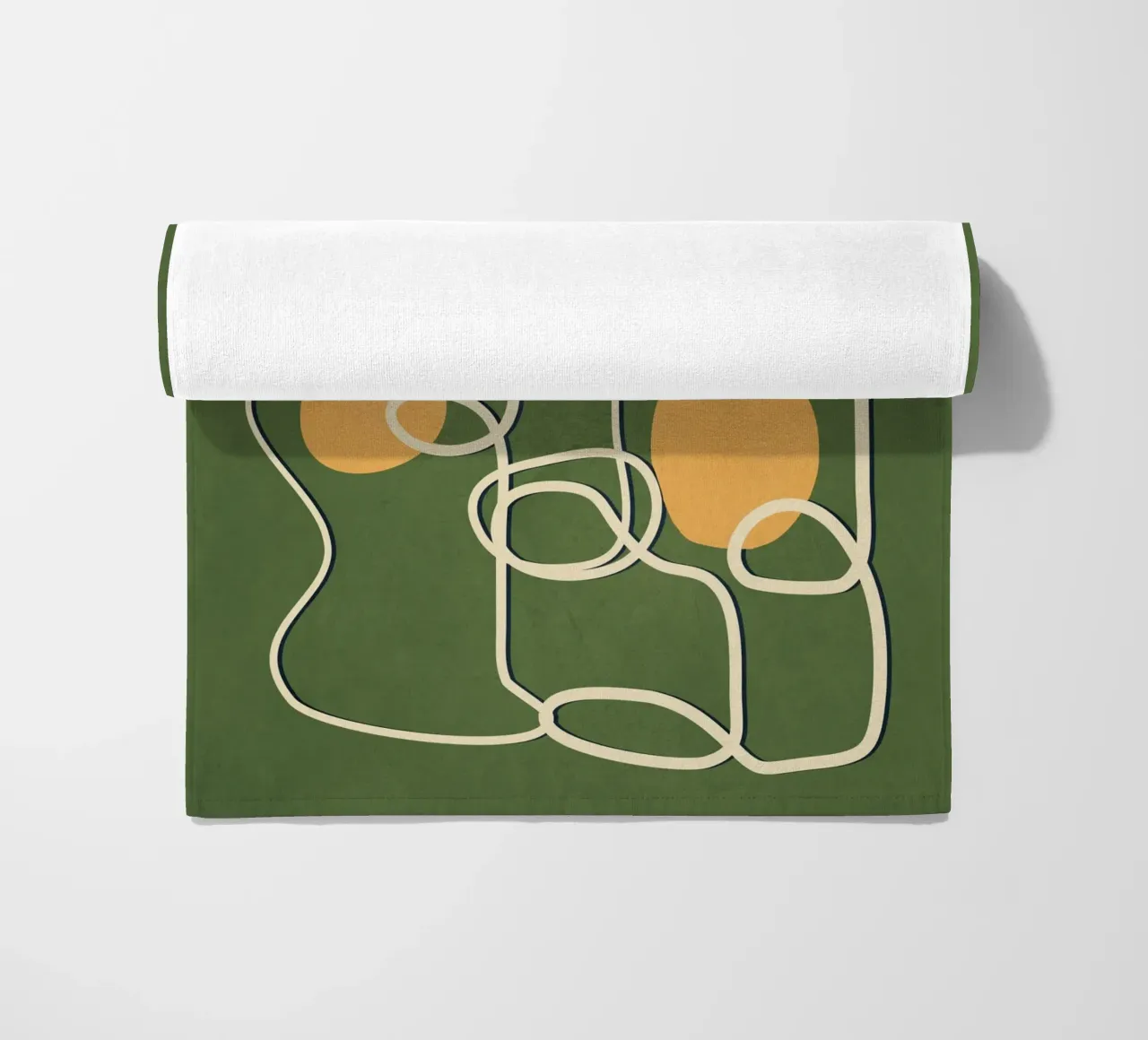 Abstract Face Line Art toalla de playa de cityart