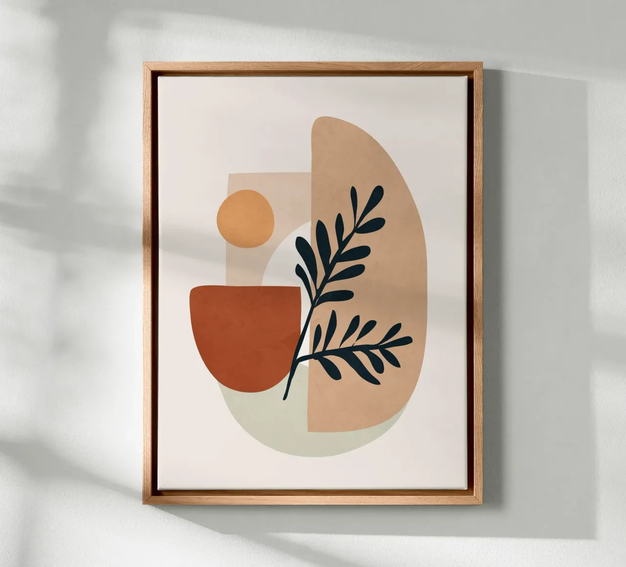 Geometric Shapes tela con Cornice a cassetta da cityart