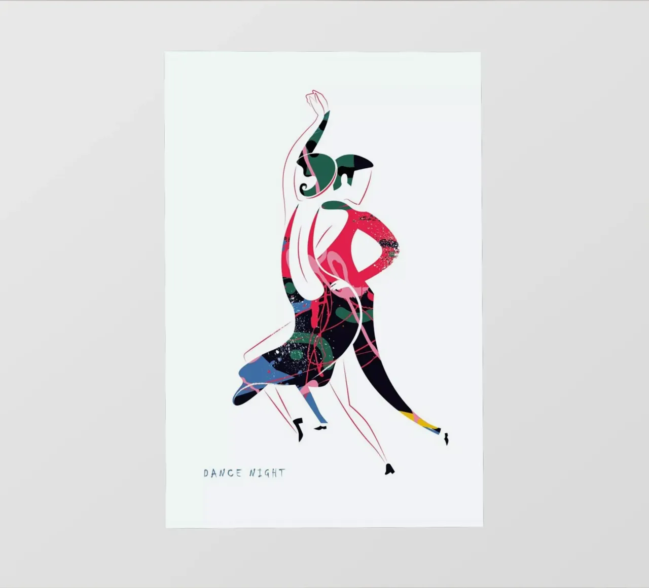 Dance Night II telo in pvc da Flora & Fauna