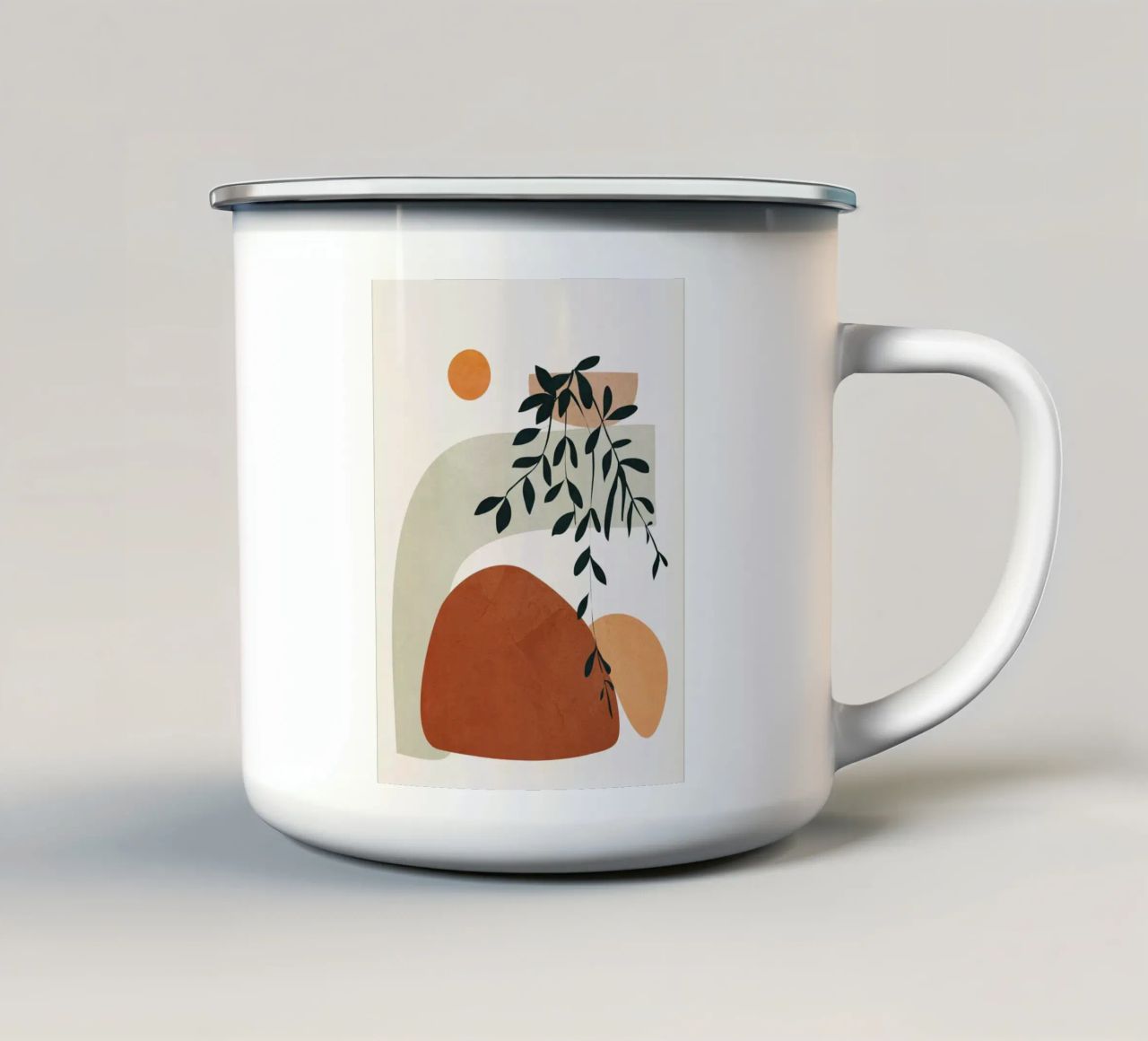 Soft Shapes I tazza in smalto da cityart