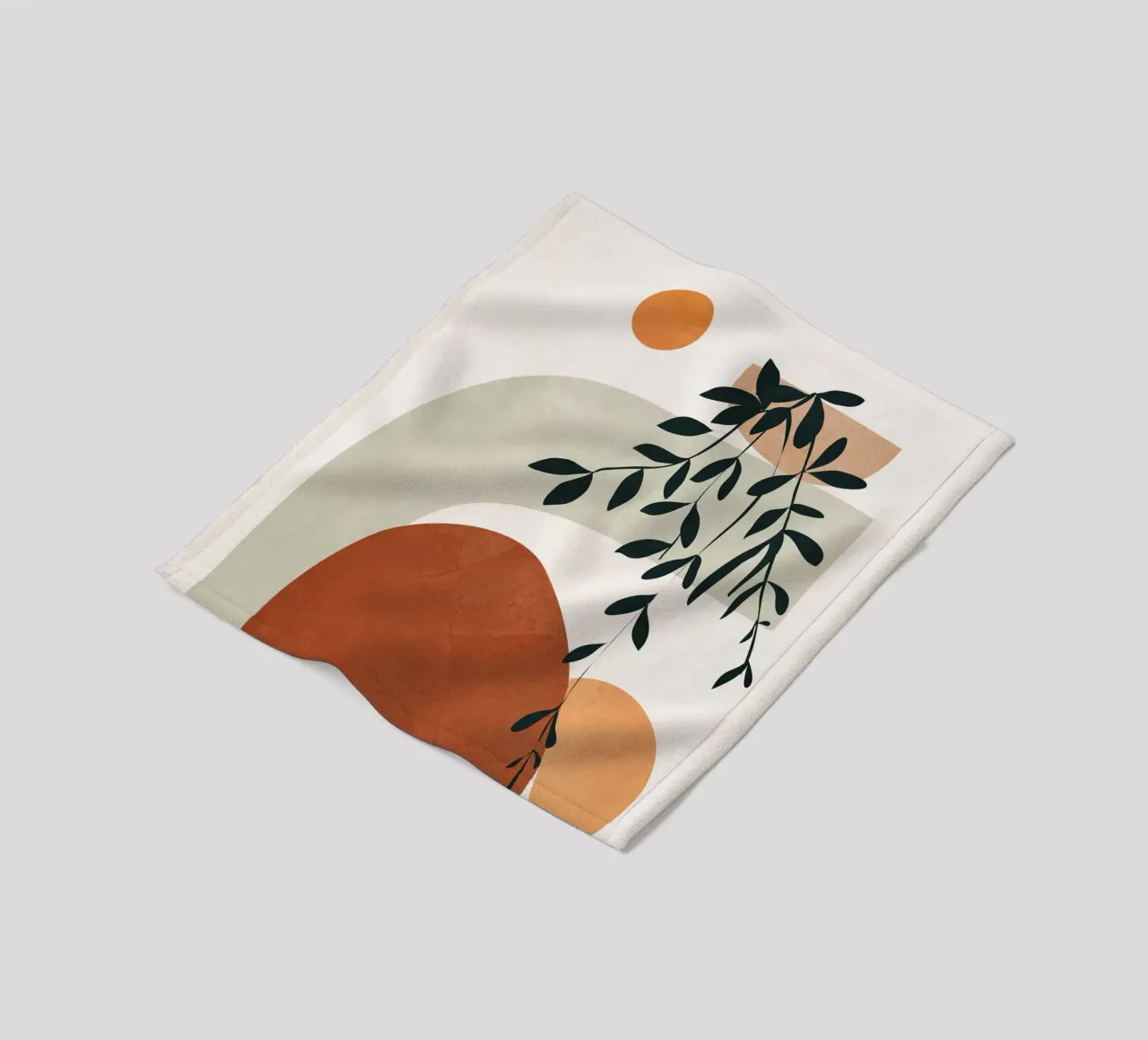 Soft Shapes I coperta in pile da cityart