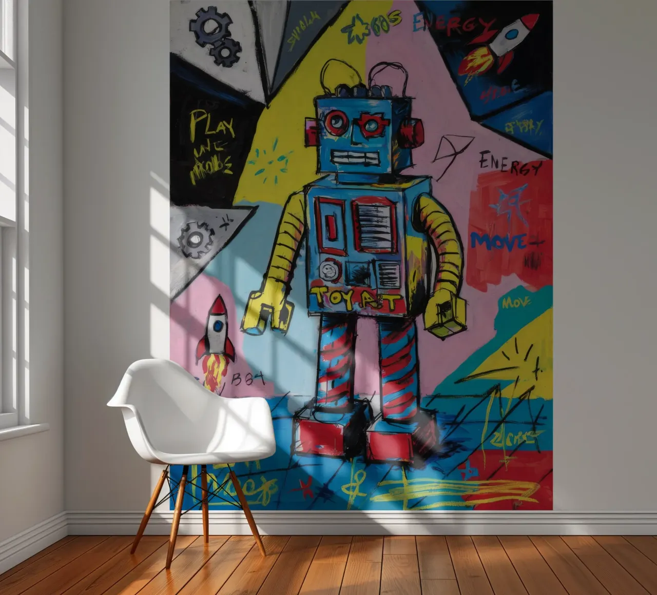 Playful Robot Energy photo wallpaper by Muse Fragments