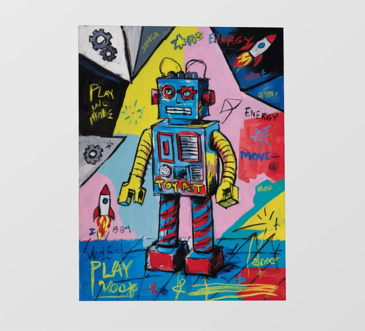 Playful Robot Energy photo wallpaper by Muse Fragments