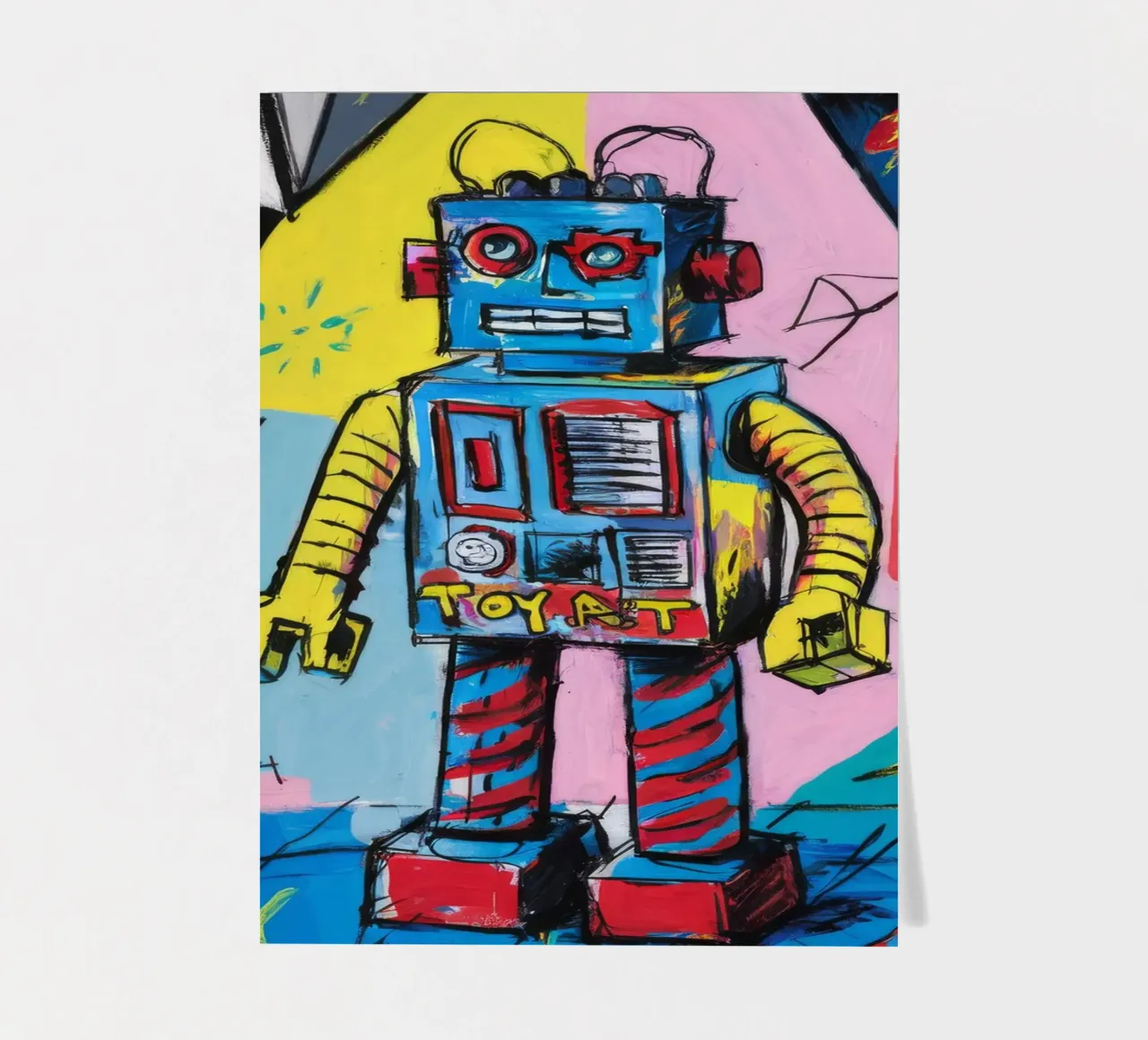 Playful Robot Energy sticker sheet by Muse Fragments