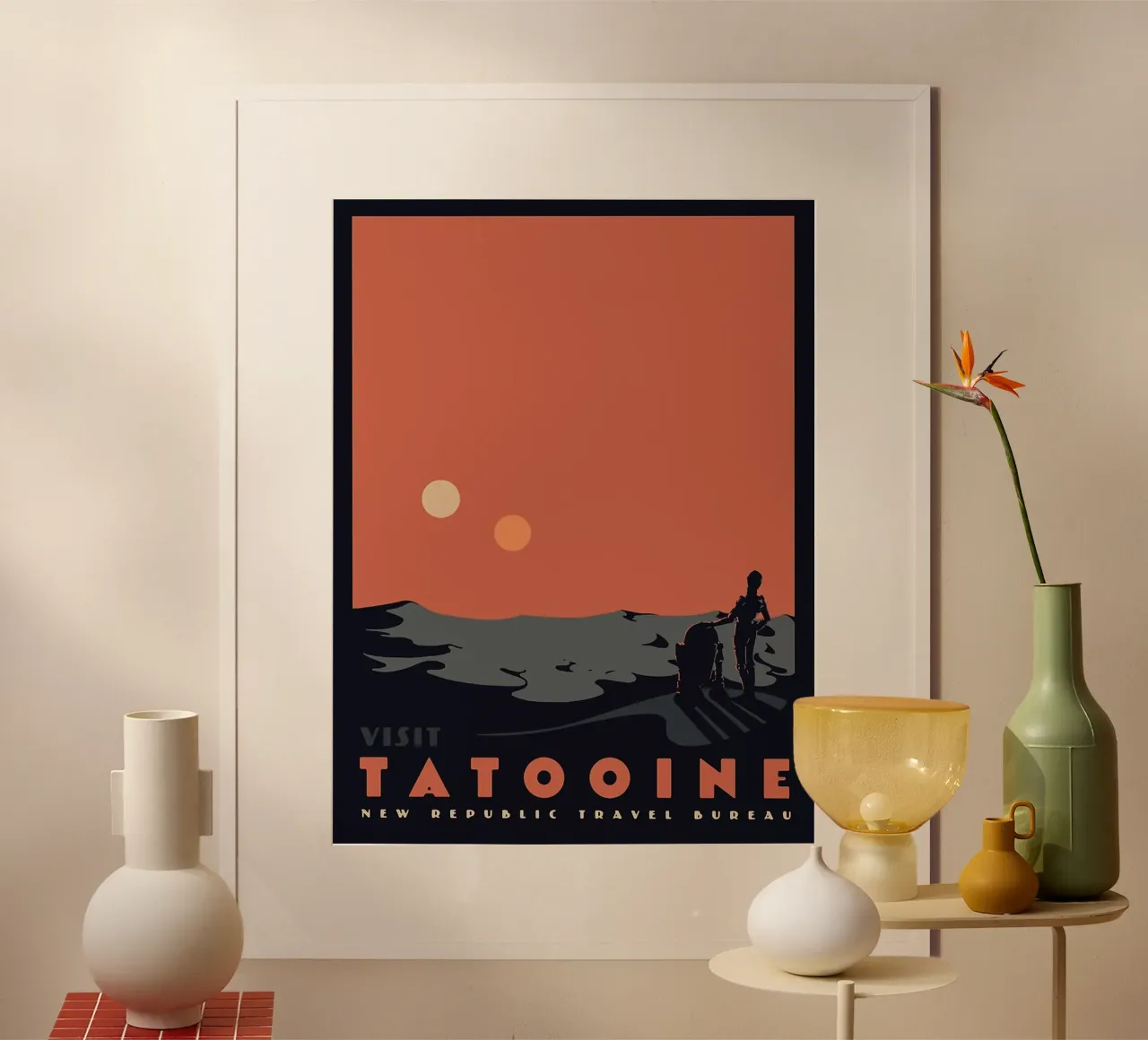 Visit Tatooine carta hahnemühle da Trending Art Company