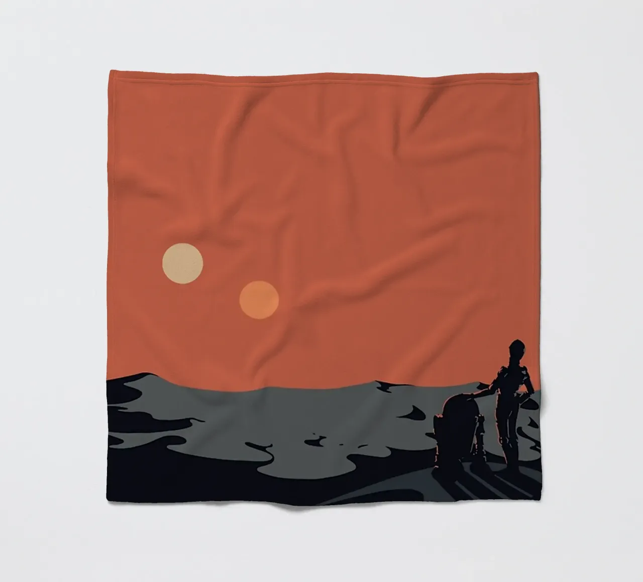 Visit Tatooine coperta in pile da Trending Art Company