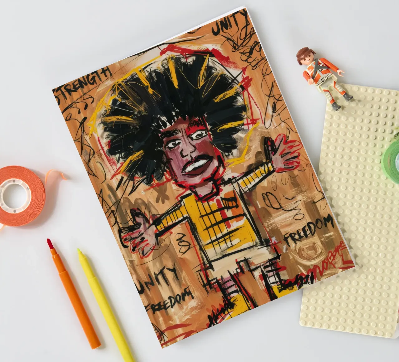 Strength Unity Freedom notebook by Muse Fragments
