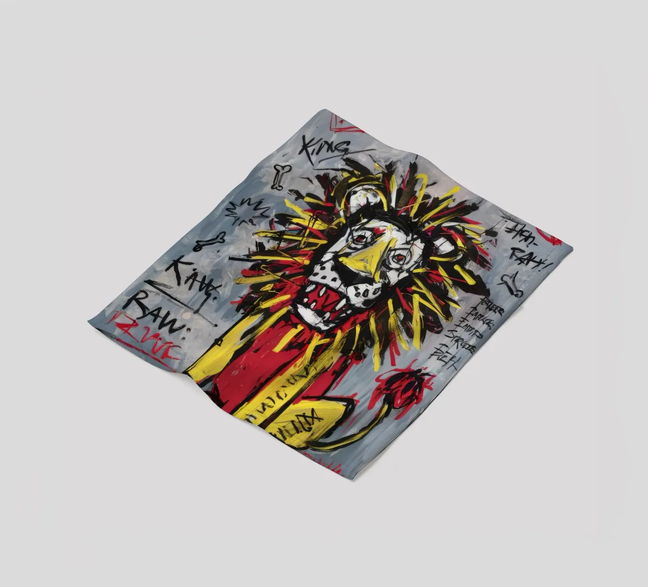 Majestic Raw King coperta in pile da Muse Fragments
