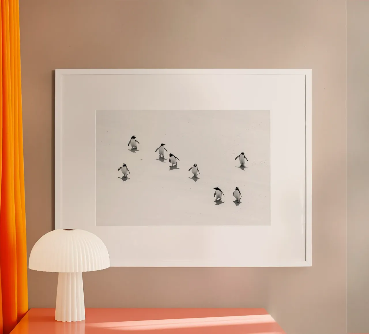 Snow Penguins carta hahnemühle da Natural Kingdom
